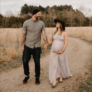 Pinkblush maternity dress (lilac)